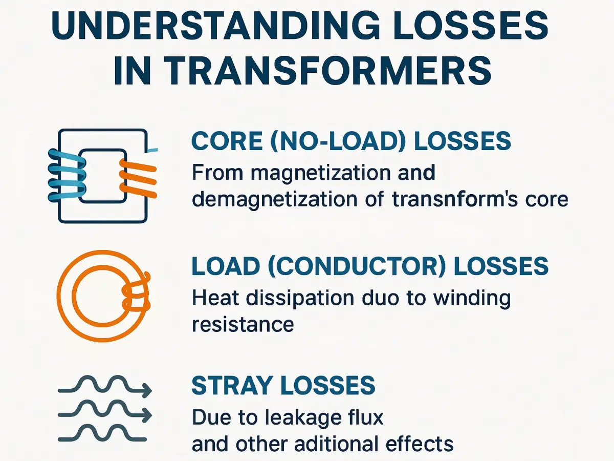 On Load Loss of the Transformer VS No Load Loss of the Transformer