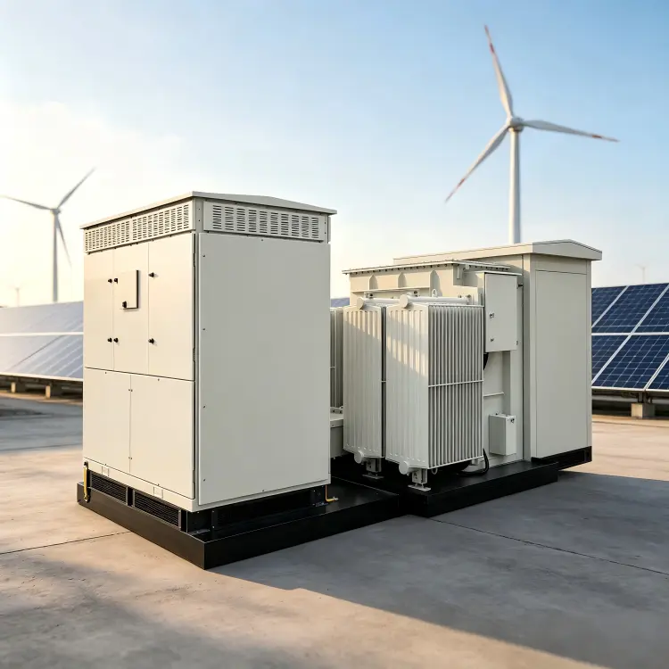 Wind Farm Transformer - Step-Up Substation for Wind Turbines