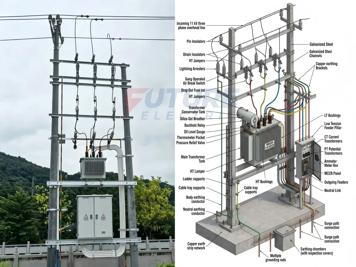 What is Pole Mounted Transformer?