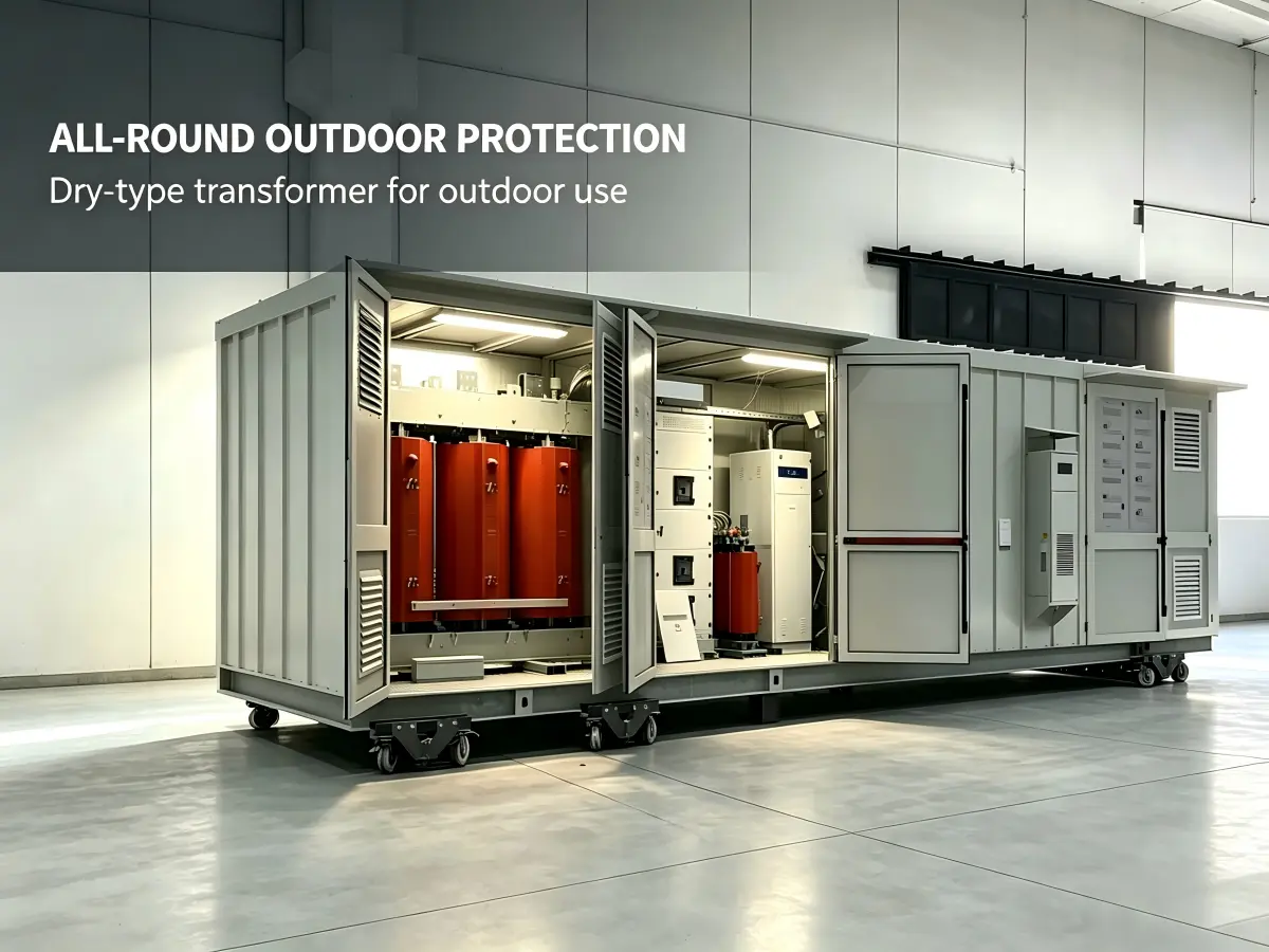 What Should Dry Type Transformers Installed Outdoors Have?